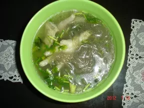 鳳爪燴豆麵湯