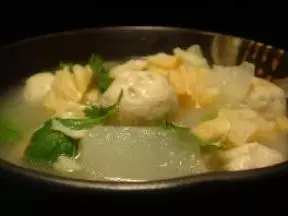 手工肉丸子湯