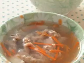 菜頭肉羹湯