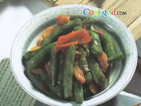 素菇烧豆角