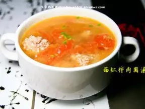 西紅柿肉圓湯