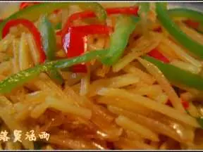 青红椒土豆丝