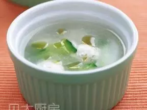 鸡丸黄瓜汤