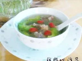 荷葉苦瓜排骨湯