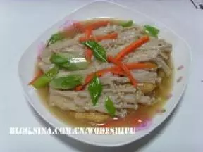 金針菇扒油豆腐