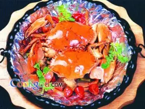 铁板酸菜蟹