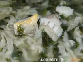 黃魚煨面