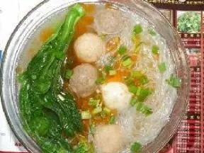 肉丸粉絲湯