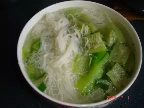 絲瓜米麵湯