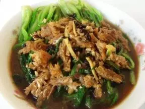 豆豉鯪魚油麥菜