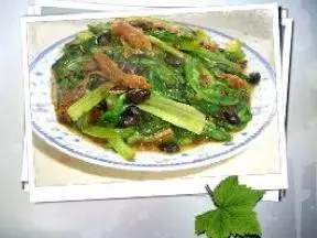 豆豉鲮鱼油麦菜