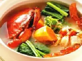 木瓜味噌红蟳锅