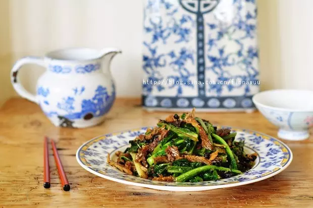 豆豉鯪魚油麥菜